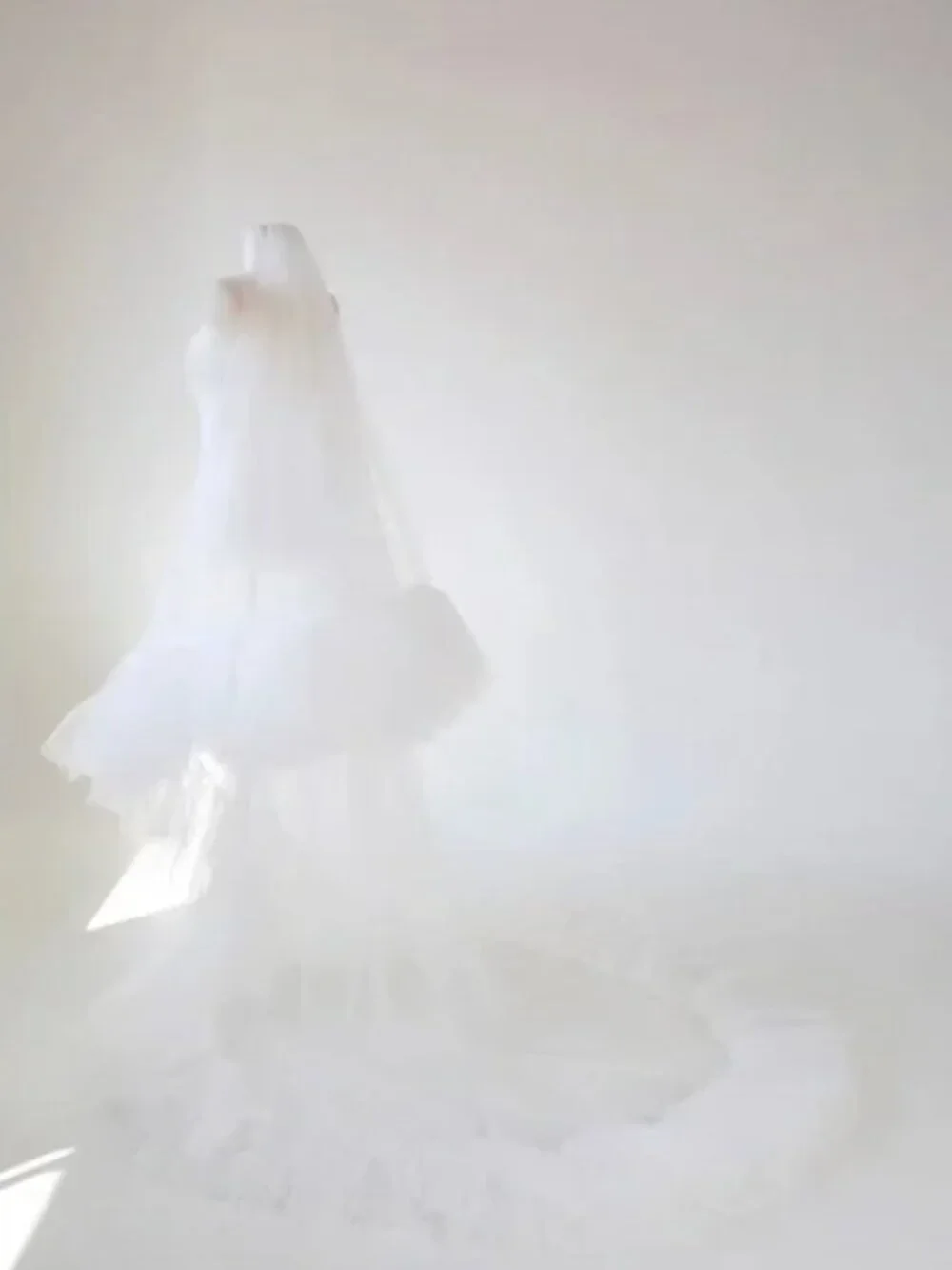 Ruffle Wedding Veil